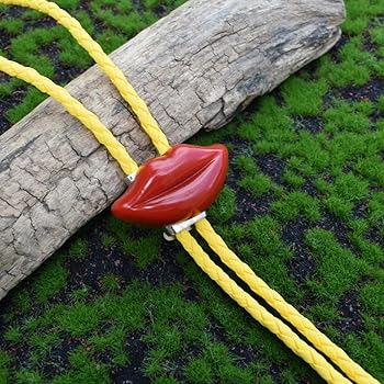 Amazon.com: XAGMODSHN Elegant Bolo Tie with Lip Heart
